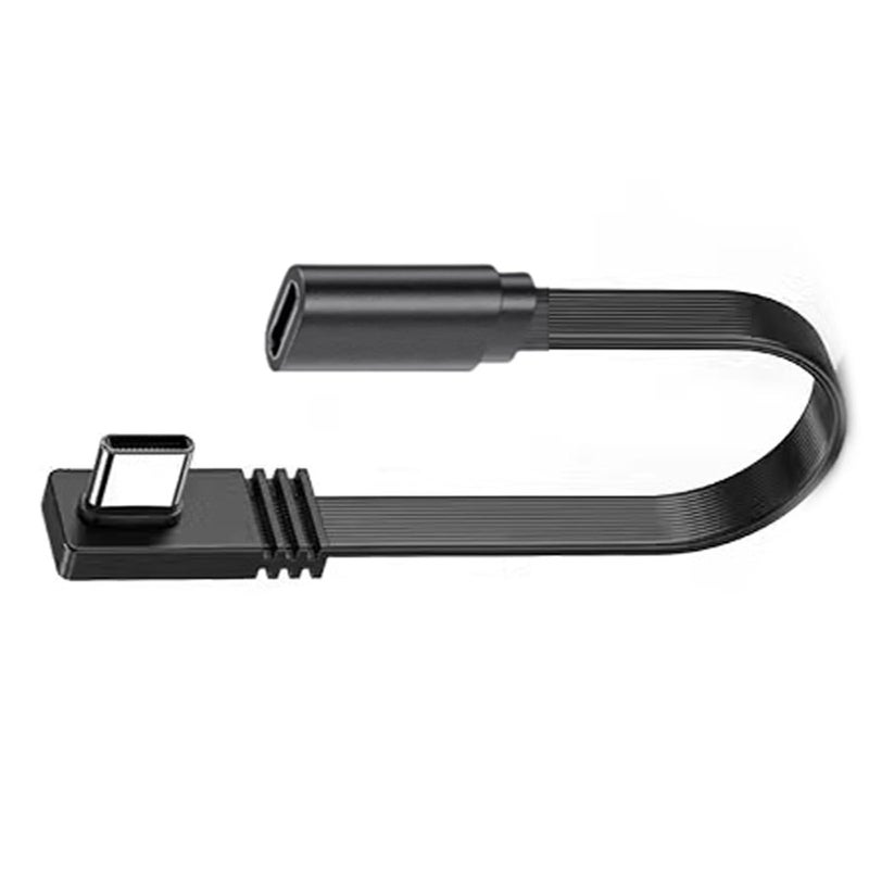 10cm USB C Male to Female Fast Charging Data Cable 480Mbps PD 240W Type C Extender Cord - Image 1